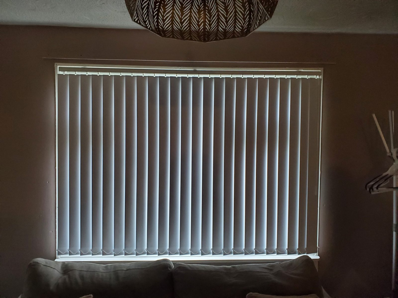 Blackout vertical blinds
